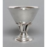 A GEORG JENSEN "LOUVRE BOWL", stamped Sterling 925, 17A, similar to the previous lot, 4 1/2"