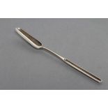 A GEORGE III MARROW SCOOP, maker probably Thomas Chawner, London 1772, of typical form, 8 1/4" long,