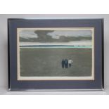 HANS POTTHOF (1911-2003), "Bretton Fishermen" lithograph, signed limited edition 100\150, with