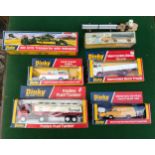 Lot containing 6 boxed Dinky diecast model vehicles including Mercedes Benz Truck 940, Ford