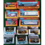 A collection of Ertl vehicles to include 1425 International Transtar II with Van, 1440 Convoys