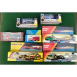 A mixed lot containing 7 boxed metal diecast vehicles. Lot includes Anson Collectibles Ford