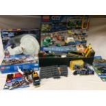 A mixed toy selection to include: Lego city 60052, Lego city 60183, Lego Creator 31054 and a Star