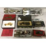 A selection of Corgi military theme die cast models including 69902 Bedford high canvas back , 69901