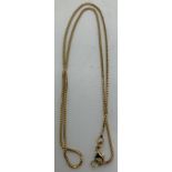 A 9ct gold chain necklace 3.8gm. 46cms long.Condition ReportGood condition.