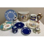 Ceramics to include Wedgwood, Continental planter etc.Condition ReportAll a/f apart from Wedgwood