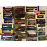 A selection of diecast buses and vans by Corgi, Matchbox, Lledo etc to include DA114A Dennis