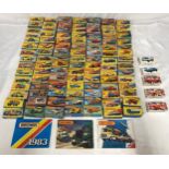A collection of 105 boxed Matchbox, Superfast and Rolamatics diecast models together with 5 boxed