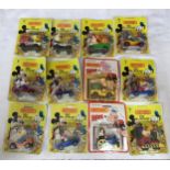 A collection of 12 Matchbox diecast Disney vehicles with characters. All packaged.Condition