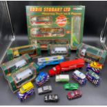 A Corgi selection to include Eddie Stobart Ltd boxed Motorway Truck set & Playmat, 58112 Transit
