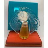 A Lalique parfum flacon Collection Ondines Edition 1998. Unused and boxed.Condition ReportWear to