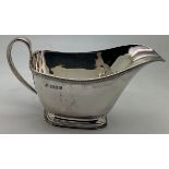 Silver jug Sheffield 1959 Travis Wilson & Co. Weight 149.1gm.Condition Reportgood condition.