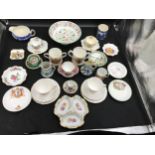 A quantity of ceramics to include commemorative ware cups and saucers,plates, dishes and mugs, a