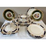 Alfred Meakin part dinner service including 5 x plates 25cm, 2 x plates 23cm, 5 x meat plates,