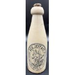 A Geo. Jeff & Co, Hull ginger beer bottle 20.5cm h.Condition ReportSome wear to bottle, with chip