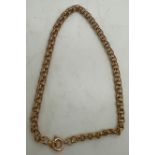 A gold chain bracelet 3.7gm, marked .585 (14 ct).