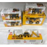 Joal diecast metal model construction vehicles with boxes, JCB 435 loader, 9999/2862, JCB 525-58