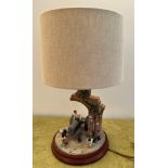 Border Fine Arts 'Mind Y Selves' table lamp. B1018. With box. 46cm h to top of shade.Condition