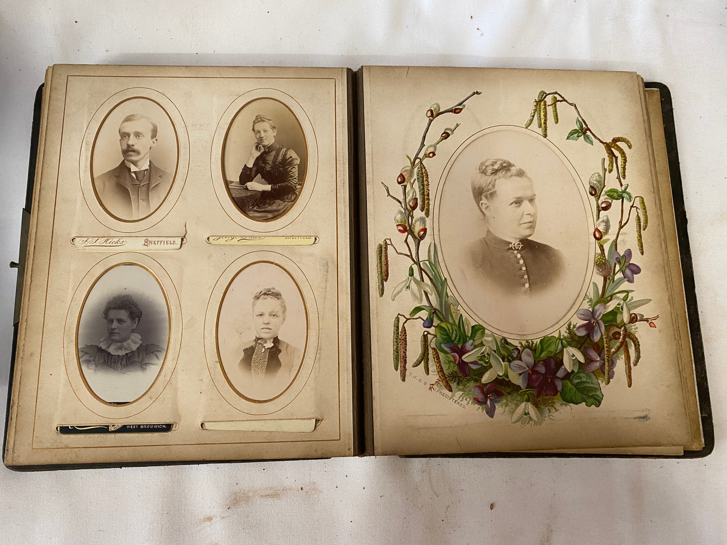 Photograph albums; Saltley College X'mas 1887 presented to Thomas Withers by his fellow students - Image 10 of 30