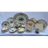 A quantity of various 20thC Copeland Spode, various patterns to include; 'Marlboro', 'Fairy