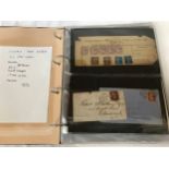 An album collection to include Queen Victoria stamps and postal history (two pages), modern first