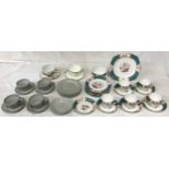 A selection of ceramics to include a 'Ye Old English' Grosvenor China part tea set 1 x cake plate, 6