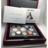 A 2007 Royal Mint United Kingdom Executive Proof Coin Set, with certificate No 3300, cased.Condition