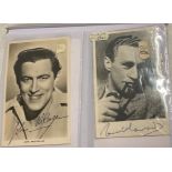 Various autographs to include Ronald Howard, Margaret Lockwood, Richard Attenborough, Anna Neagle