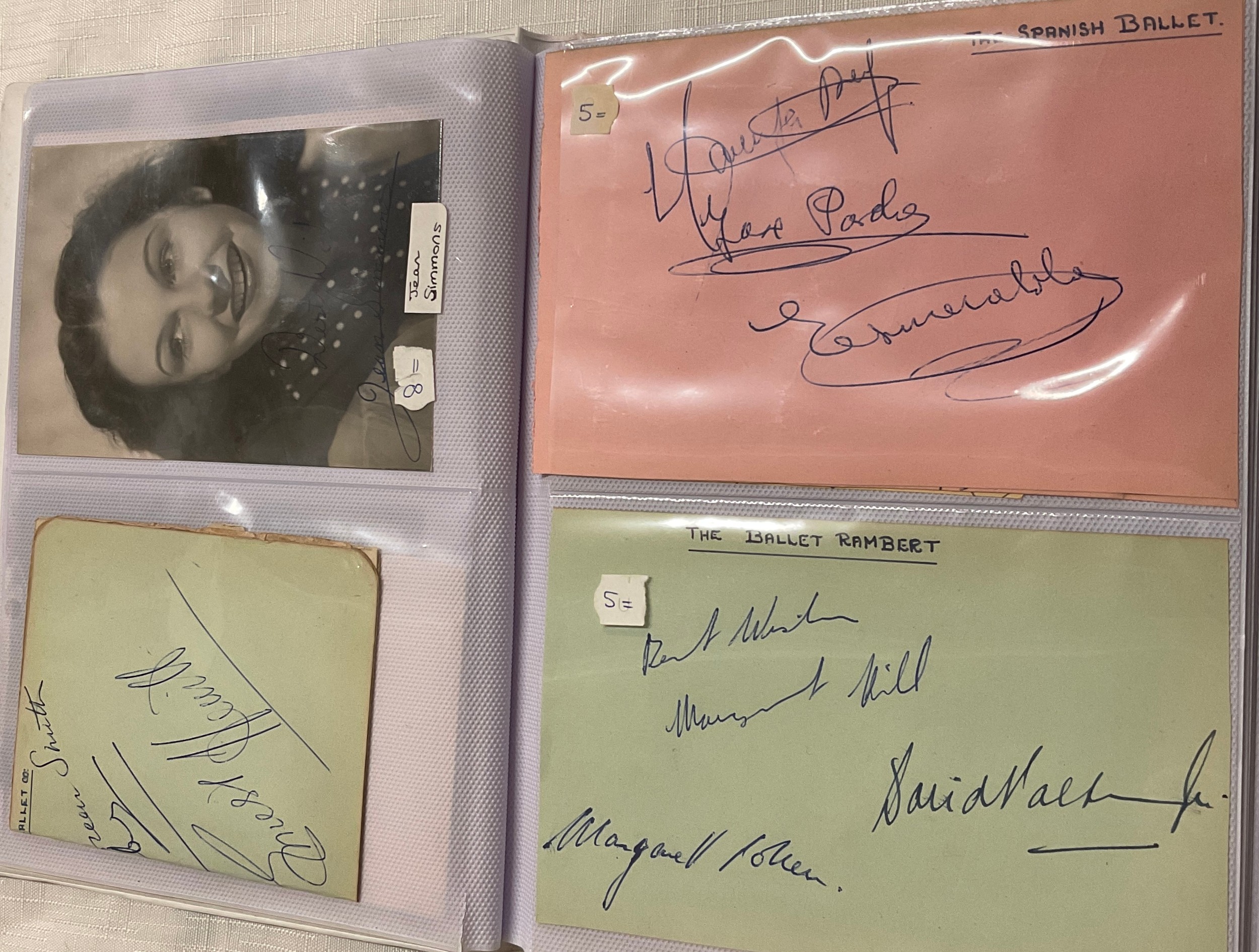 Various autographs to include Ronald Howard, Margaret Lockwood, Richard Attenborough, Anna Neagle - Image 3 of 7