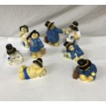 A collection of Coalport Paddington Bears.Condition ReportTwo with cracks to hat, another with big