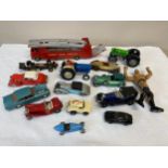 A collection of diecast toys to include Dinky Rolls Royce Silver Cloud III, Matchbox models, Ford