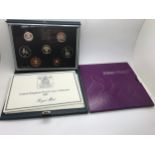 A 1987 proof coin collection and a 2006 Vivat Regina coin in folder.Condition ReportVery good.