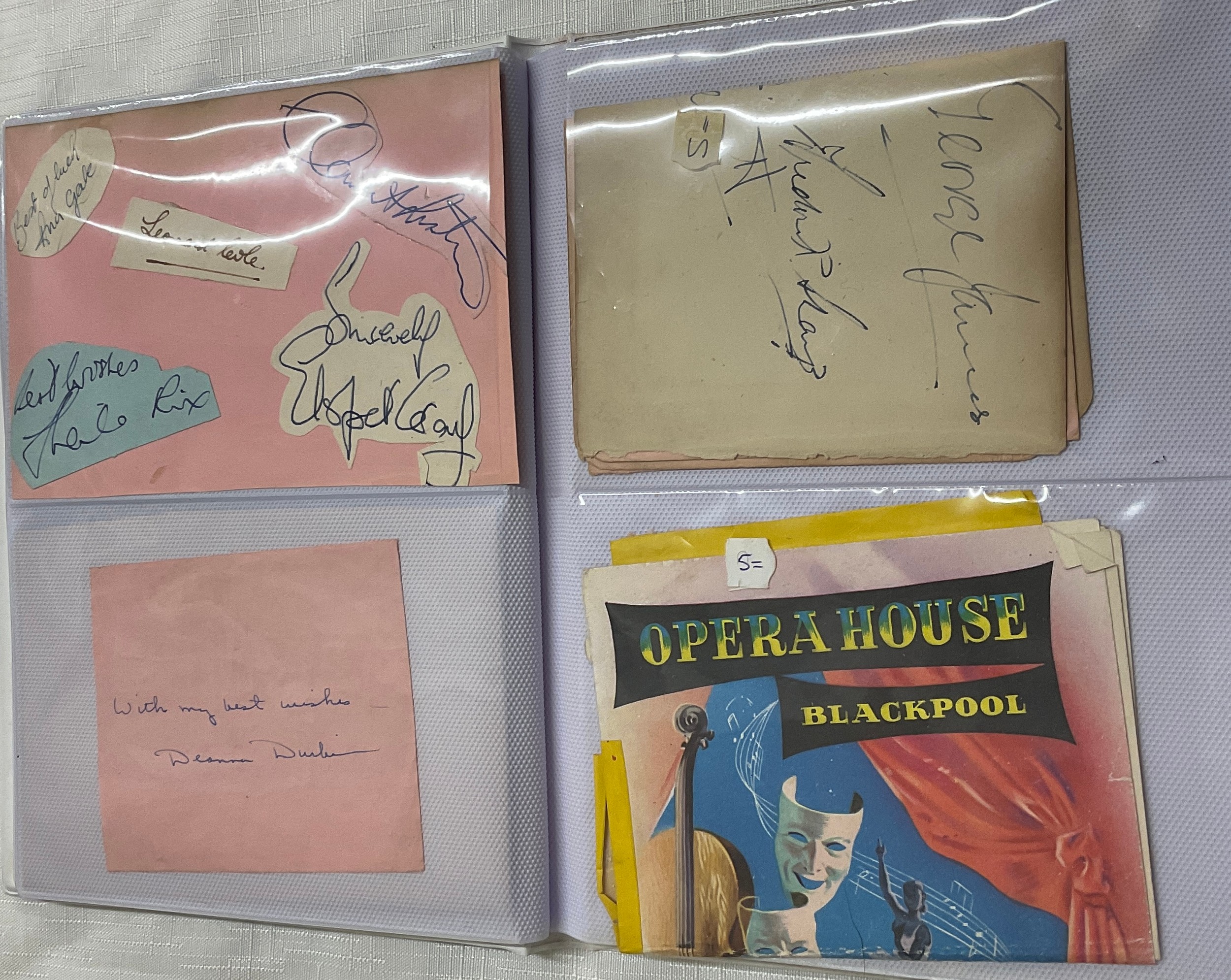 Various autographs to include Ronald Howard, Margaret Lockwood, Richard Attenborough, Anna Neagle - Image 5 of 7