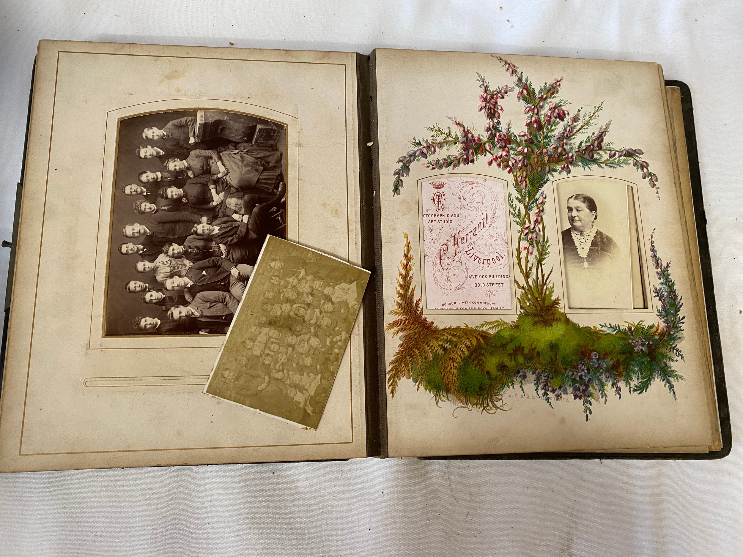 Photograph albums; Saltley College X'mas 1887 presented to Thomas Withers by his fellow students - Image 6 of 30