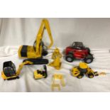 Joal diecast model construction vehicles, Komatsu PC1100LC, Manitou MLT634-120 LSU, JCB 8016, Hyster