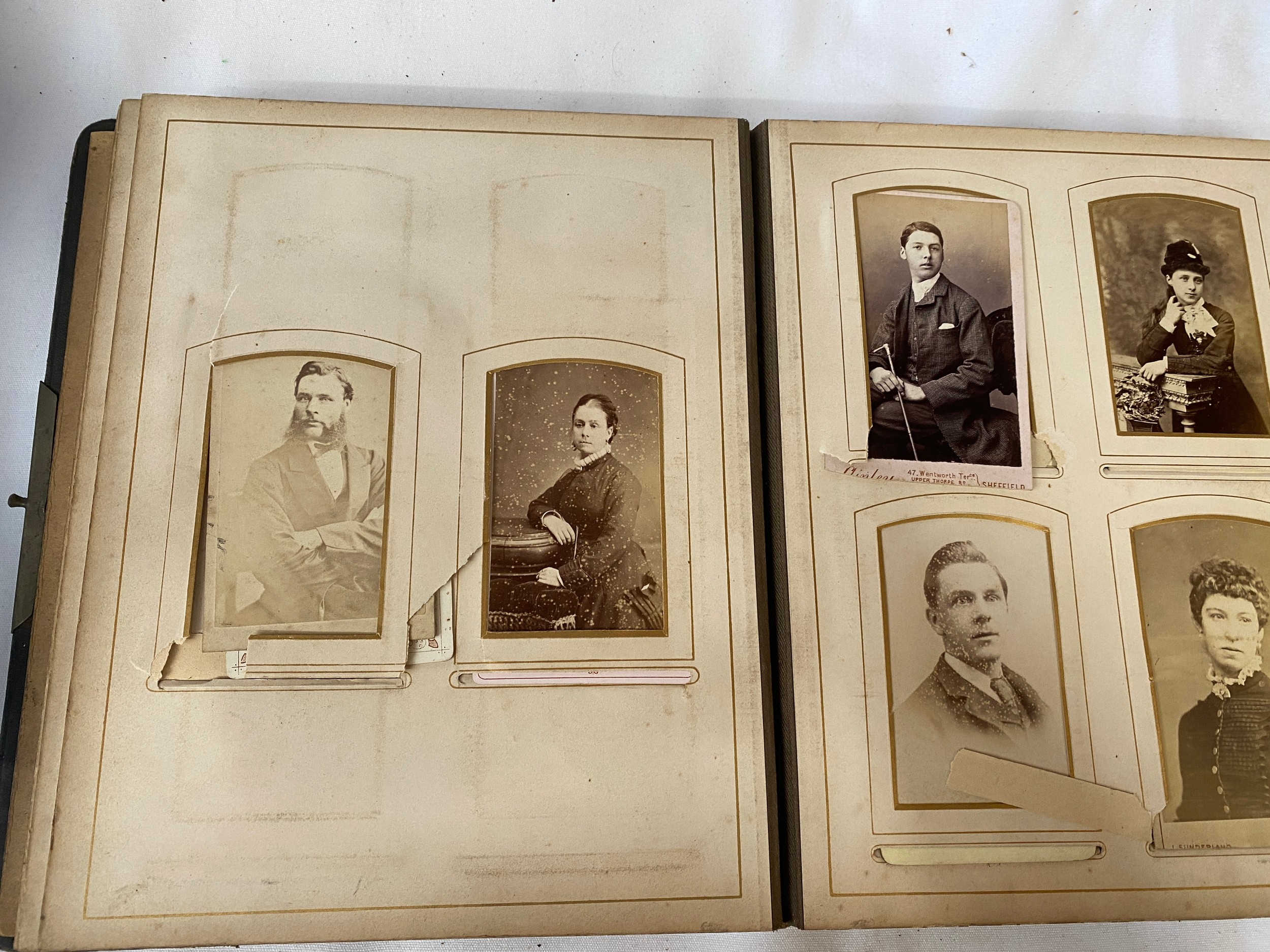 Photograph albums; Saltley College X'mas 1887 presented to Thomas Withers by his fellow students - Image 7 of 30