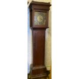 A 30 hour longcase clock, John Austin - Waterford. 196 h x 48c, w/Condition ReportLoss to corner,