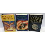 Harry Potter hardback 1st edition books x 3. J.K. Rowling, Bloomsbury printed, Half Blood Prince,
