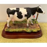 Border Fine Arts 'Farming Today' Holstein Friesian Cow. A9630. With box. 21 x 13cm.Condition