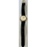 A Vertex 9ct gold men's wristwatch.Condition ReportWorking order.