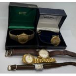 Vintage wristwatches to include 2 xRotary, 1 x Citizen, a ladies Aviva and A MuDu.Condition