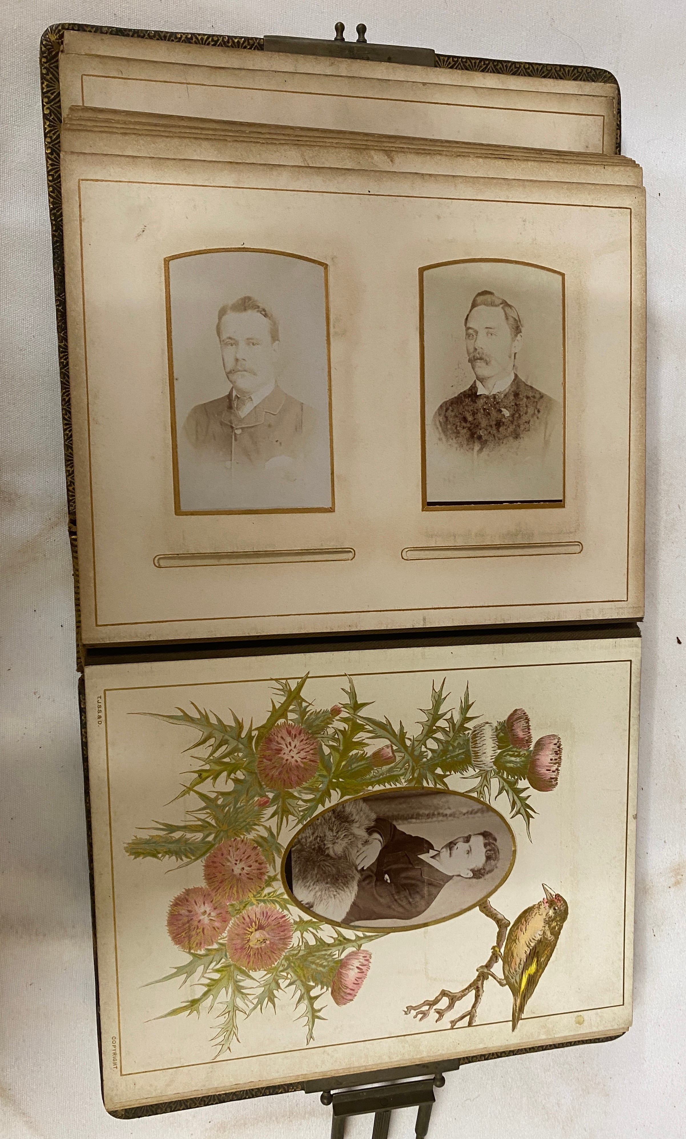 Photograph albums; Saltley College X'mas 1887 presented to Thomas Withers by his fellow students - Image 23 of 30