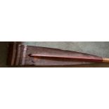 Balliol College Oxford Oar, First Torpid 1911 by direct descent from A Moodie 175cm l approx