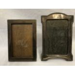 Two Birmingham silver frames with wooden backs, 1911 and 1928.Condition ReportBoth frames
