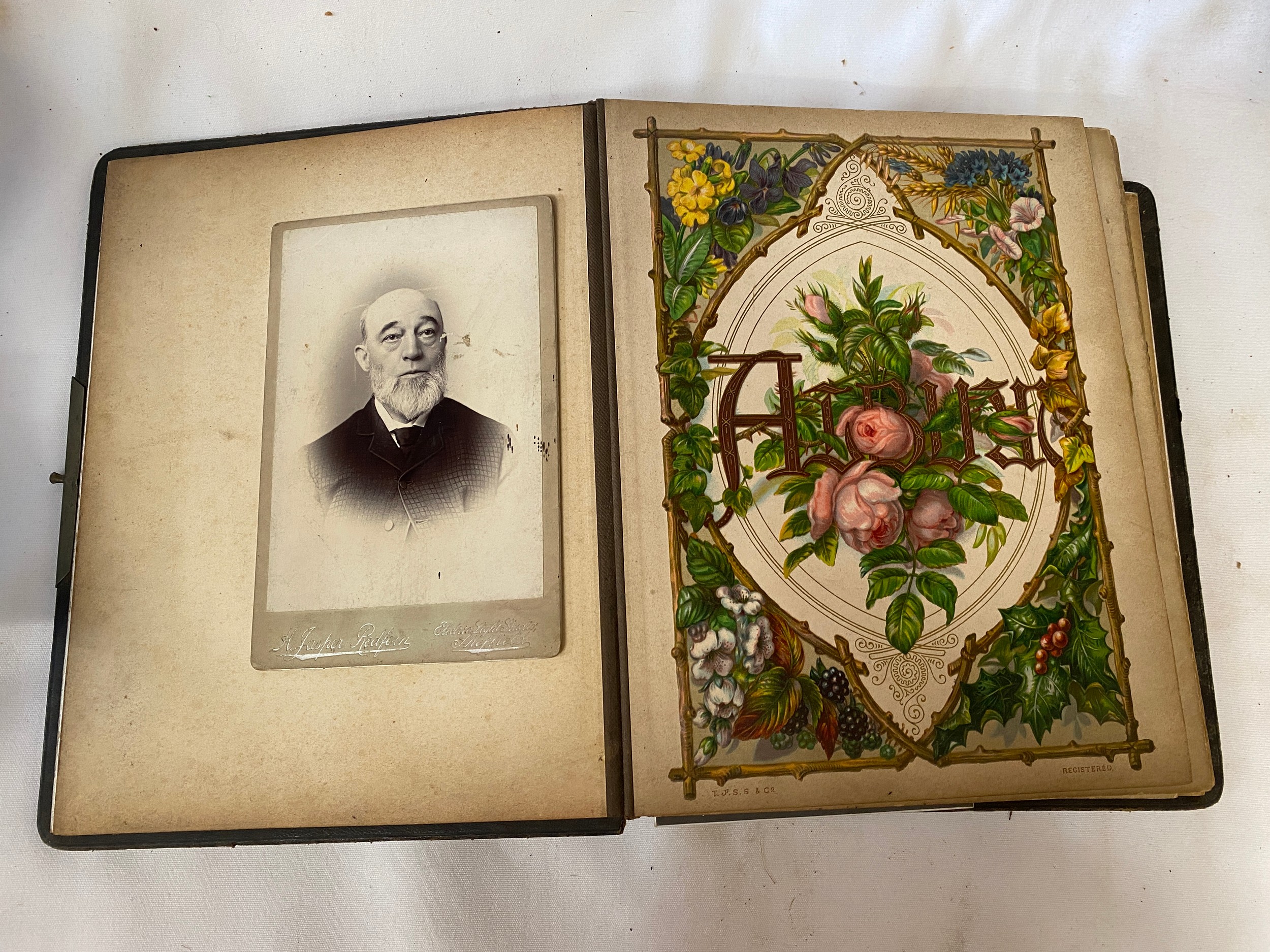 Photograph albums; Saltley College X'mas 1887 presented to Thomas Withers by his fellow students - Image 3 of 30