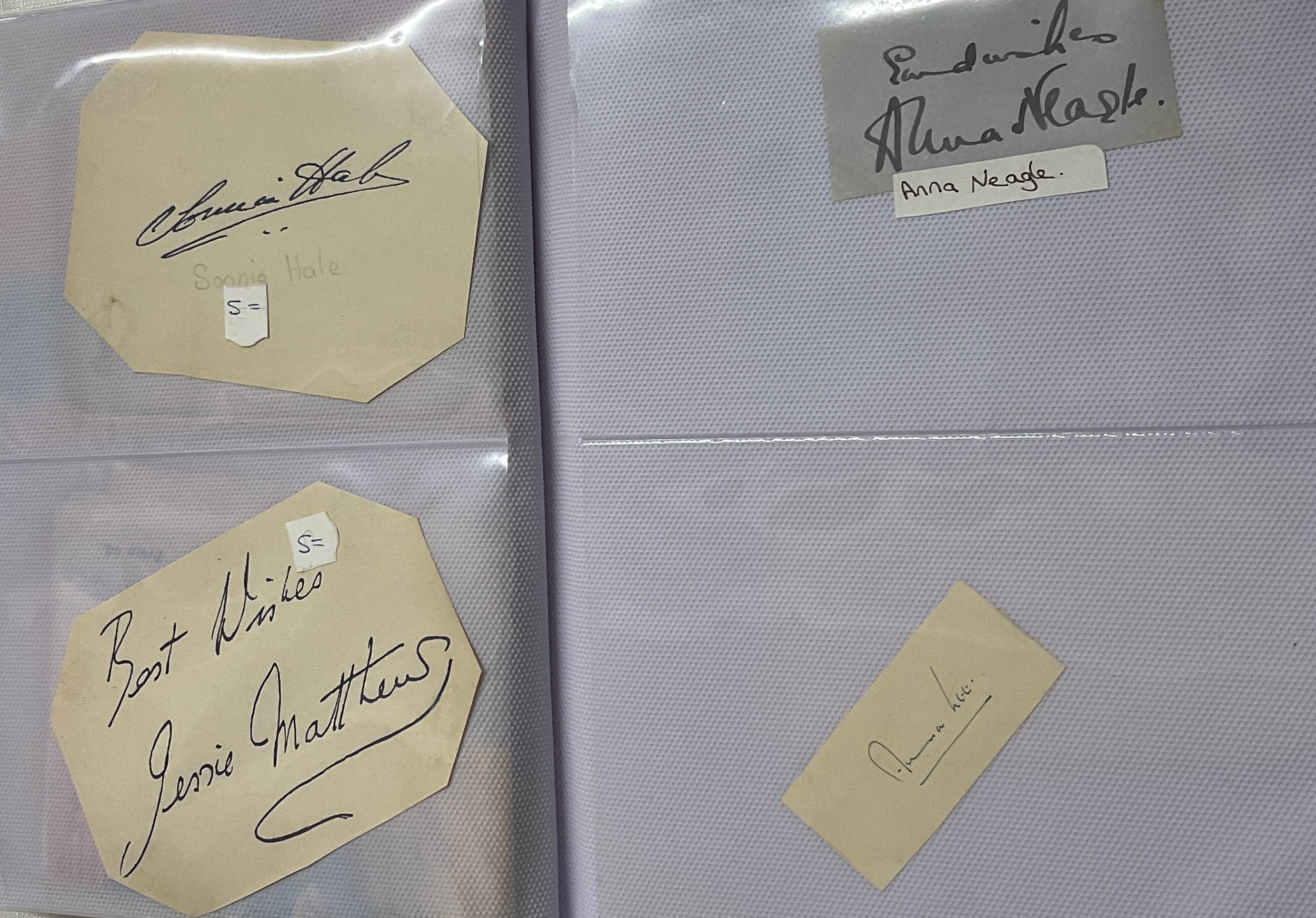 Various autographs to include Ronald Howard, Margaret Lockwood, Richard Attenborough, Anna Neagle - Image 6 of 7