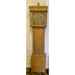 A 30 hour longcase clock, Thomas Lister Halifax with rolling moon. 192 h x 47cm w.Condition