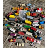 A large collection of Matchbox, Lesney, Husky and Siku models 70/80's.Condition ReportAll playworn.