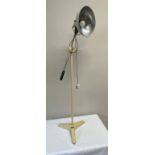 A vintage Radiaray large adjustable heat lamp, made in England by Hinders Lts, London. Maximum