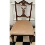 Edwardian nursing chair.Condition ReportGood condition.